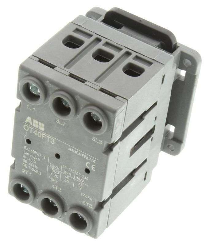 Load Break, 40 A, 750 V, 3 Pole, OT Series