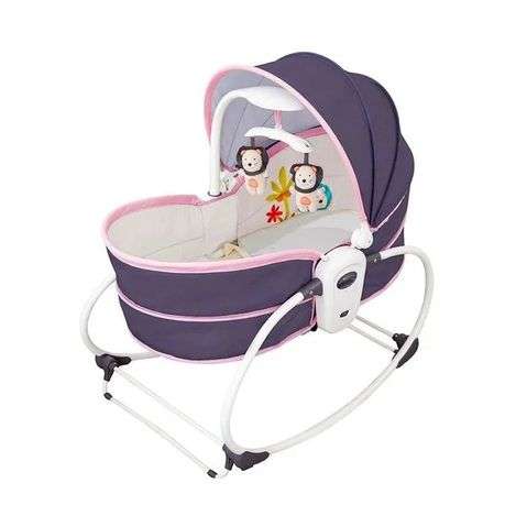 5-in-1 Rocking Bounce Chair with Removable Bassinet and Melody (DISPLAY MODEL)