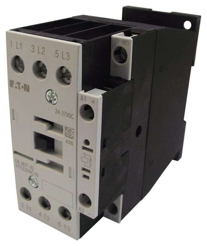 Contactor, DIN Rail, Panel, 690 VAC, SPST-NO, 3 Pole, 14 kW