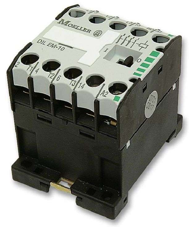 Contactor, DIN Rail, 24 VAC, 3PST-NO, 3 Pole