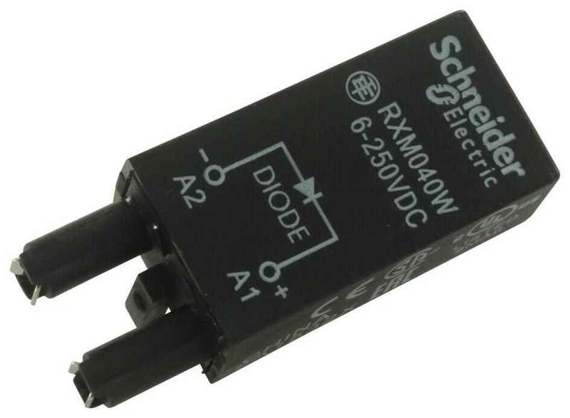 Relay Accessory, Protection Module, Schneider RXZ Series Relay Sockets