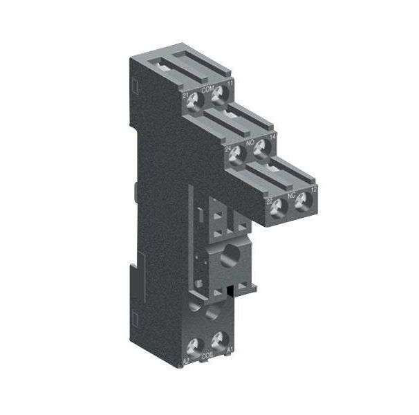 Schnieder, Relay Socket, DIN Rail, Panel, 8 Pins, 10 A, 250 VAC