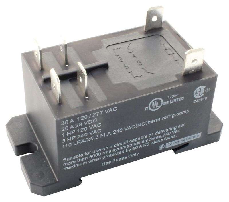 Schnieder, Power Relay, DPST-NO, 230 VAC, 30 A, Zelio RPF Series, DIN Rail
