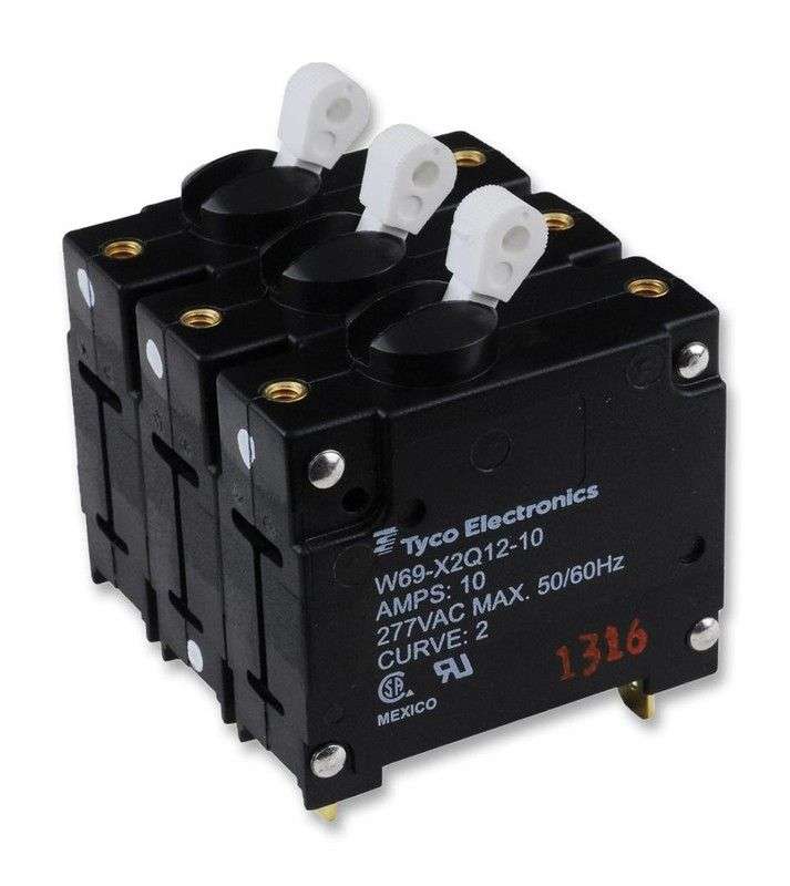 Eaton, Circuit Breaker, Hydromagnetic, 1P, 250V, 50A