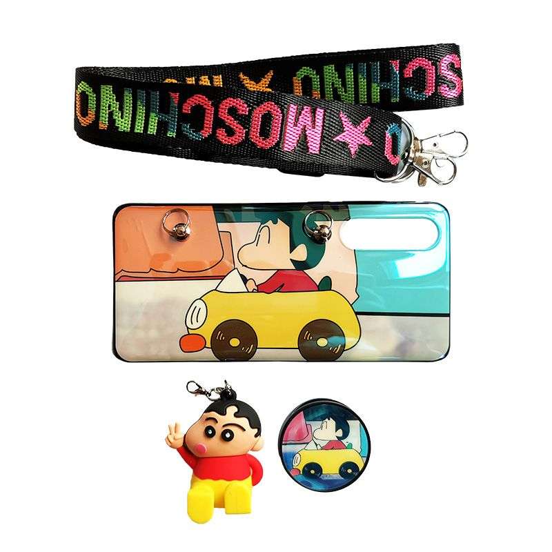 DHAO-Crayon Shin-chan Cellphone Case With Lanyard - Huawei P30