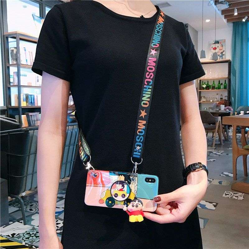 DHAO-Crayon Shin-chan Cellphone Case With Lanyard - Huawei P30