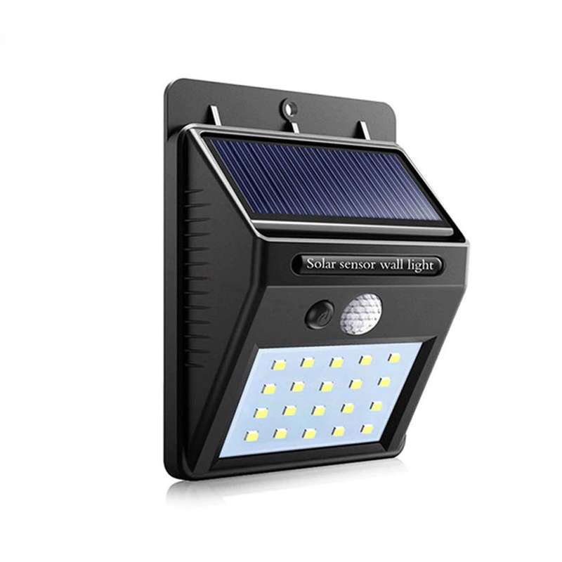 Set of 12 PIP Motion + CDS Night Sensor Solar LED Wall Light