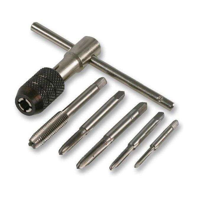 Duratool: 6 Piece Tap and Wrench Set - D00193
