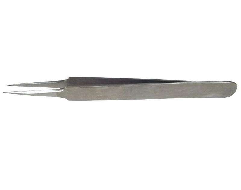 Duratool: Tweezer - Super Fine Straight - Stainless Steel - 1PK-102T-F