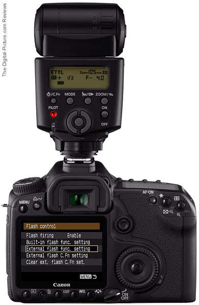 Canon 430EX II Speedlite Flash on Canon EOS DSLR Camera