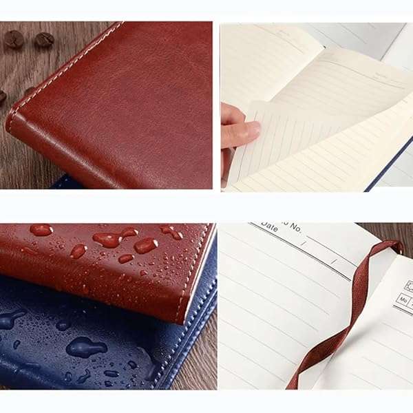 A5 Leather Journal Planner  2 Pack Softcover Notebook Set [Hardcover]