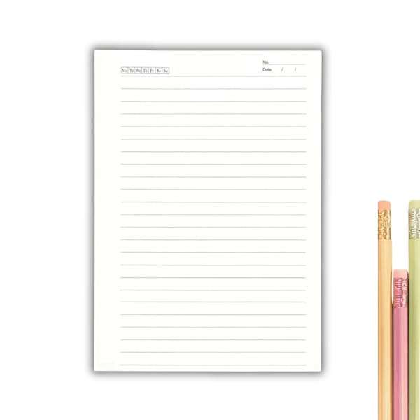 Refill Paper Notepaper Planner for 6 Hole Refillable Notebook Binder