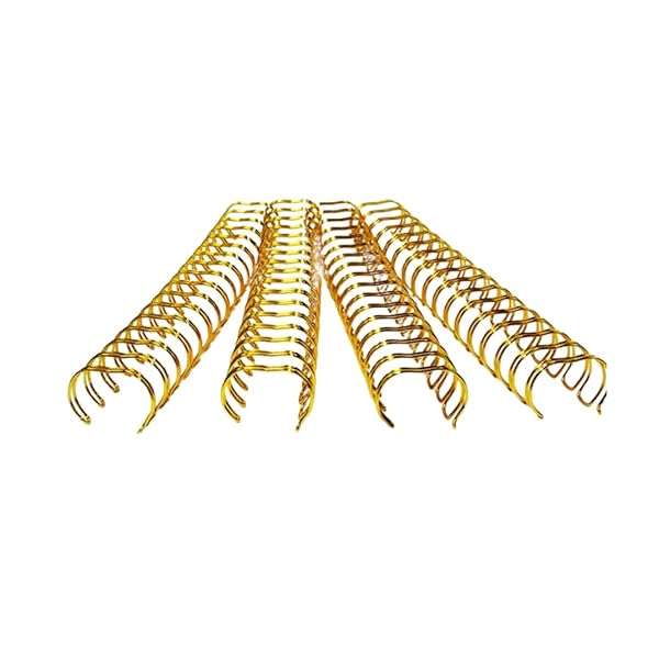 Double Loop Wire Binding Elements and Comb Ring Spines with 2:1 Pitch and 32mm 10 Pack Combo