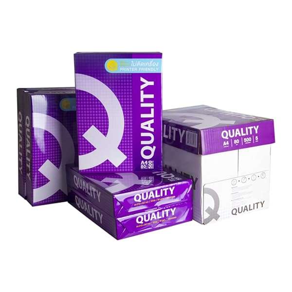 Double A Copy Paper A4 Box 5 Reams Printing Paper 500 Sheets 80GSM White Paper for Office School ...