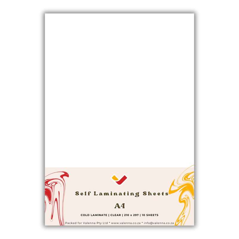 Self Laminating Sheets Self Adhesive Cold Laminate Pouches 10 Pack