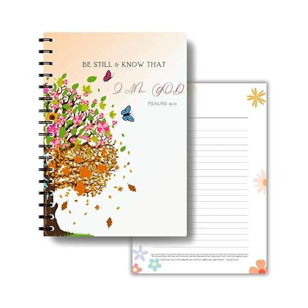 Gift for Christian Moms, A5 Bible Journal Faith Quotes