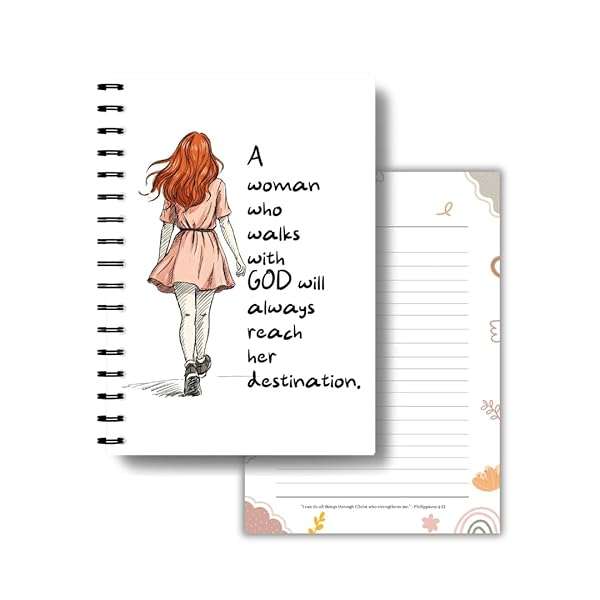 Prayer Journal and Bible Notebook with Scripture Verses and Bible Quotes [Spiral-bound]