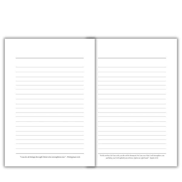 Prayer Notebook and Bible Study Journal Featuring Bible Verses and Faith Quotes [Spiral-bound]