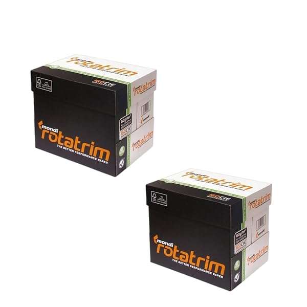 Rotatrim A4 White Copy Paper 2 Box Combo  10 Reams (5000 Sheets)