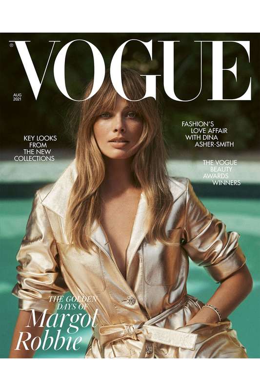 vogue magazine, margot robbie issue 2021
