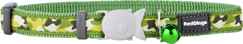 Red Dingo 'Camouflage Green' Cat Collar