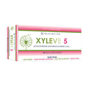 XYLEVE 5MG TABS 30