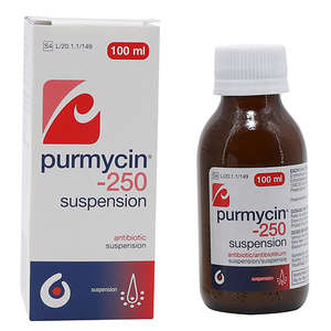 PURMYCIN 250MG 100ML SUSPENSION