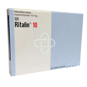 RITALIN 10MG 30 TABLETS S6