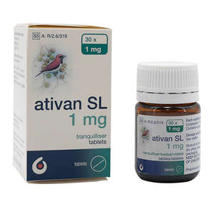 ATIVAN SL 1MG 30 TABLETS SS5
