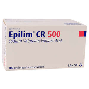 EPILIM CR 500MG 100 TABLETS