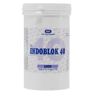 INDOBLOK 40MG 1000 TABLETS
