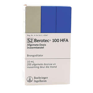 BEROTEC 100 HFA 200 DOSES