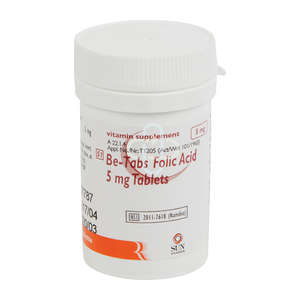 FOLIC ACID 5MG  100 TABLETS BE-TABS