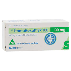TRAMAHEXAL SR 100MG 60 TABLETS