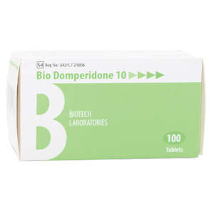 BIO-DOMPERIDONE 10MG 100 TABLETS