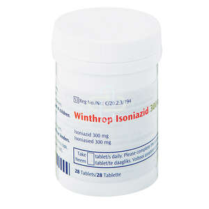 WINTHROP-ISONIAZID 300MG 28 TABLETS