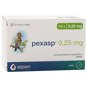 PEXASP 0.25MG TAB 100