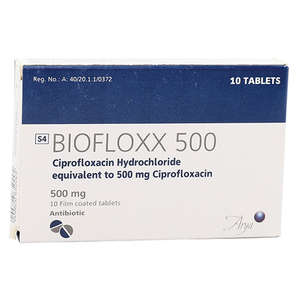 BIOFLOXX 500MG TAB 10
