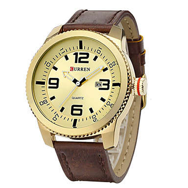 CURREN® Men¿s Army Design Military Watch Calendar