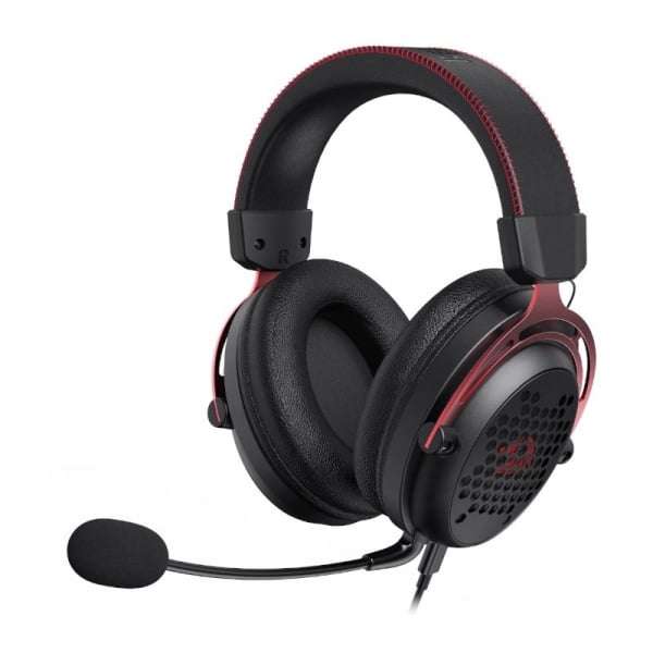 Redragon DIOMEDES Over-Hear Type-C|USB|3.5mm AUX Gaming Headset  Black