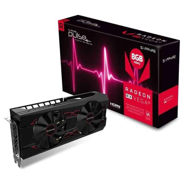 Sapphire Radeon RX Vega56 8G HBM2 PULSE Graphics Card Preowned