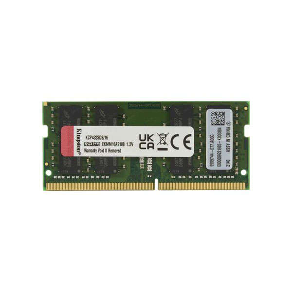 Kingston KCP432SD8/16 3200 MHz 16GB PC4 OEM Sodimm Laptop Memory