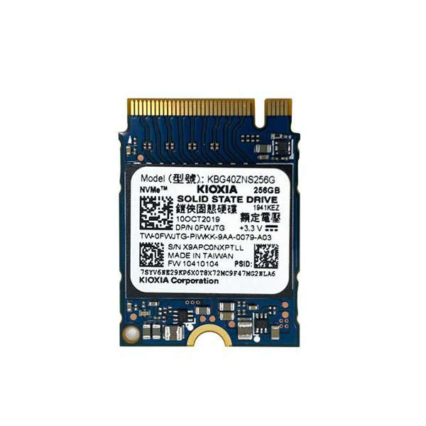 Kioxia KBG40ZNS256G BG4 256GB PCIe Gen3x4 M.2 NVMe 2230 OEM Solid State Drive