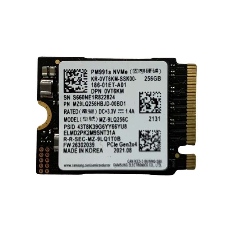 Samsung MZ9LQ256HBJD-00BD1 PM991a NVMe 256GB 2230 OEM Solid State Drive