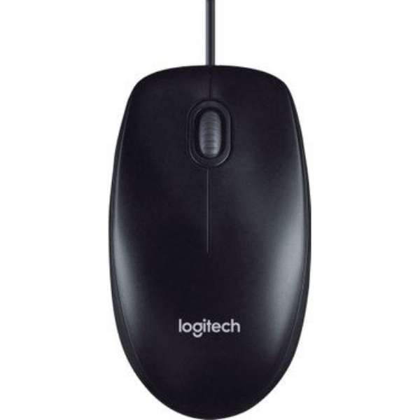 Logitech M100 Corded Mouse - Black