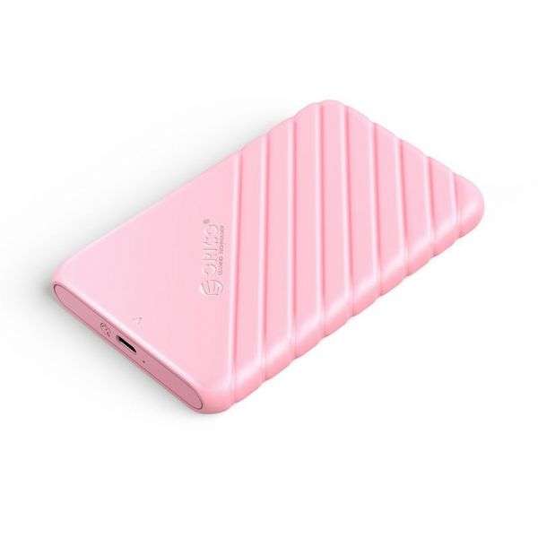 ORICO 2.5" USB3.1 Gen1 Type-C to USB-A Hard Drive Enclosure Pink