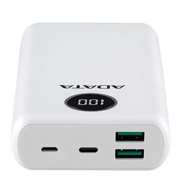Adata AP20000QCD-DGT-CWH 20000mAh Power Bank White