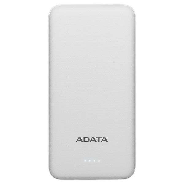 Adata T10000 AT10000-USBA-CWH 10000mAh Power Bank White
