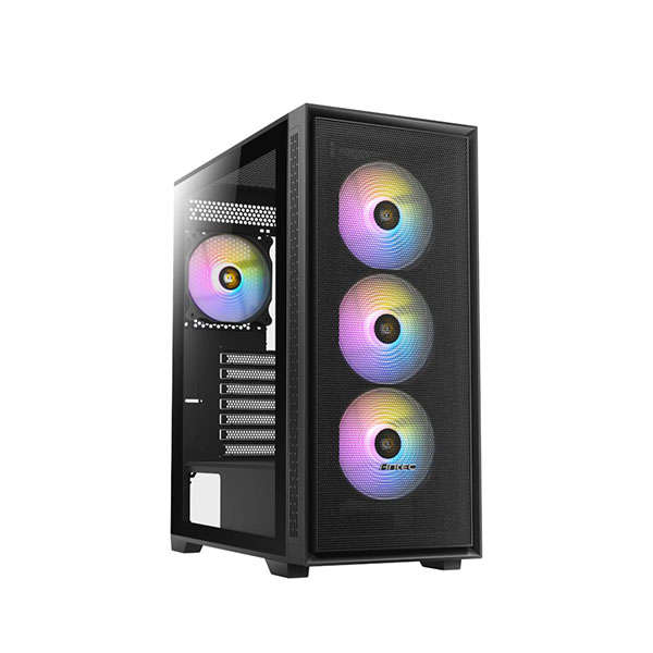 Antec AX81 Elite ATX ARGB Mid-Tower Gaming Chassis  Black