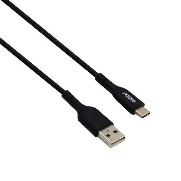 Gizzu GCU2AUC1MB USB 2.0 A to USB-C 1m Cable Black